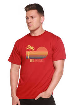 Los Angeles Unisex Bamboo Viscose/Organic Cotton Short Sleeve Graphic T-Shirt